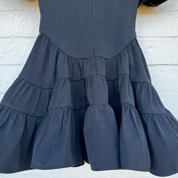 New Shushu/Tong Black Beaded Bow Minidress Size Small - Picture 14 of 16